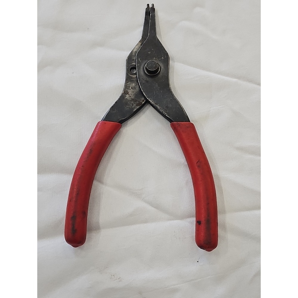 Snap On 9" Internal External Retaining Snap Ring Pliers Red Convertible SRPC9000